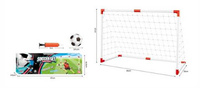 ZESTAW DO GRY W FOOTBALL, pak-60

Wymiar opakowania: 57cm x 17cm x 4,5cm
Wymiar bramki : 80cm x 57cm x 34cm

W zestawie: bramka, piłka, pompka do piłki