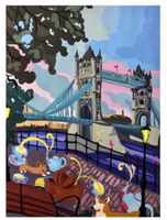 Malowanie Po Numerach Tower Bridge 40x50 Rama