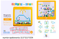 TABLICA MAGICZNA MOZAIKA MAGNETYCZNA GUZICZKI MAGPAD MONTESSORI