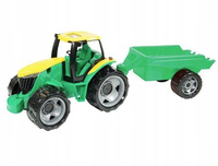 Duży Samochód Traktor Ciągnik Z Przyczepką 90 Cm Lena